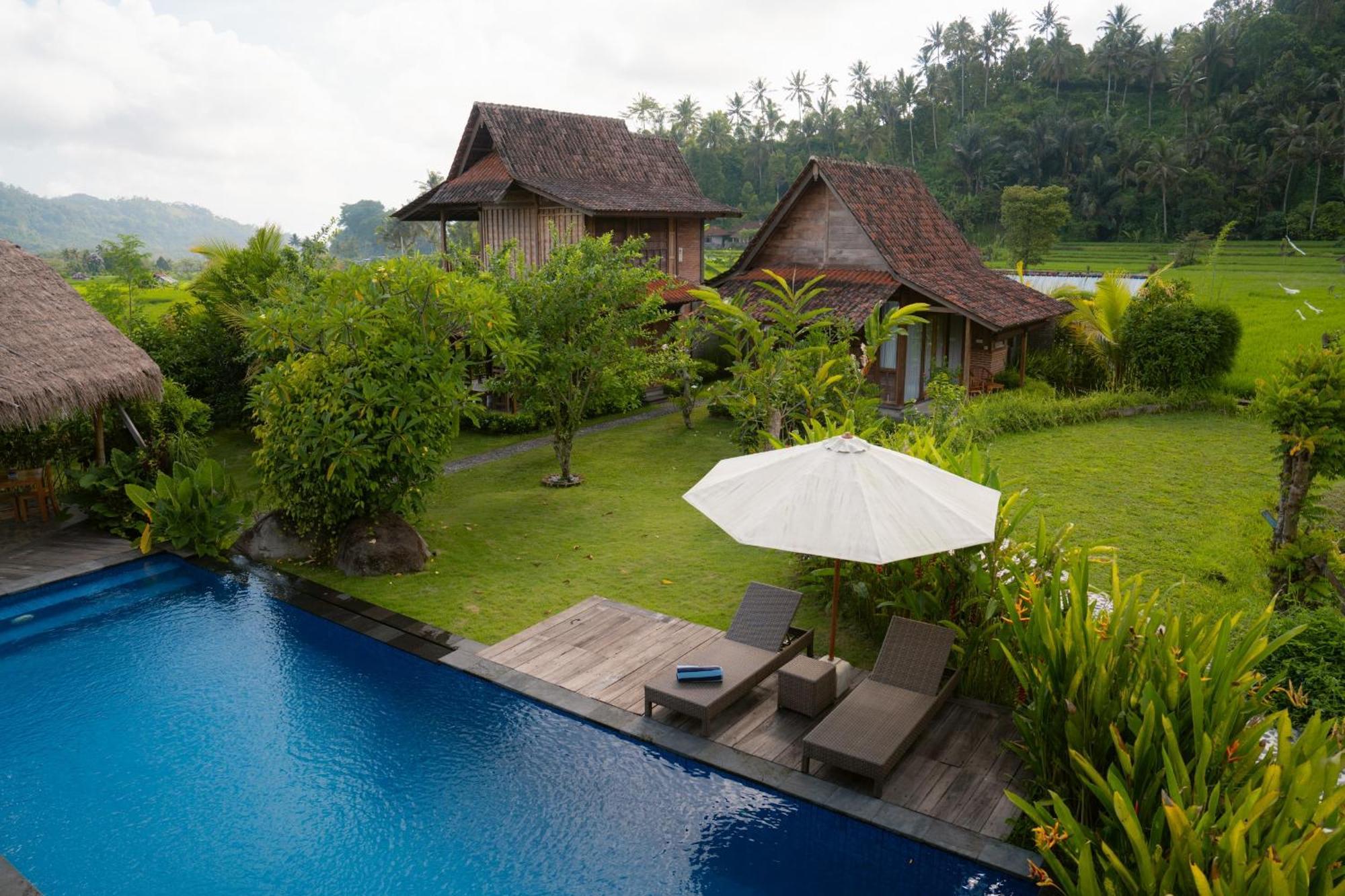 Kubu Sakian Villa And Restaurant Sidemen Silebeng Екстер'єр фото
