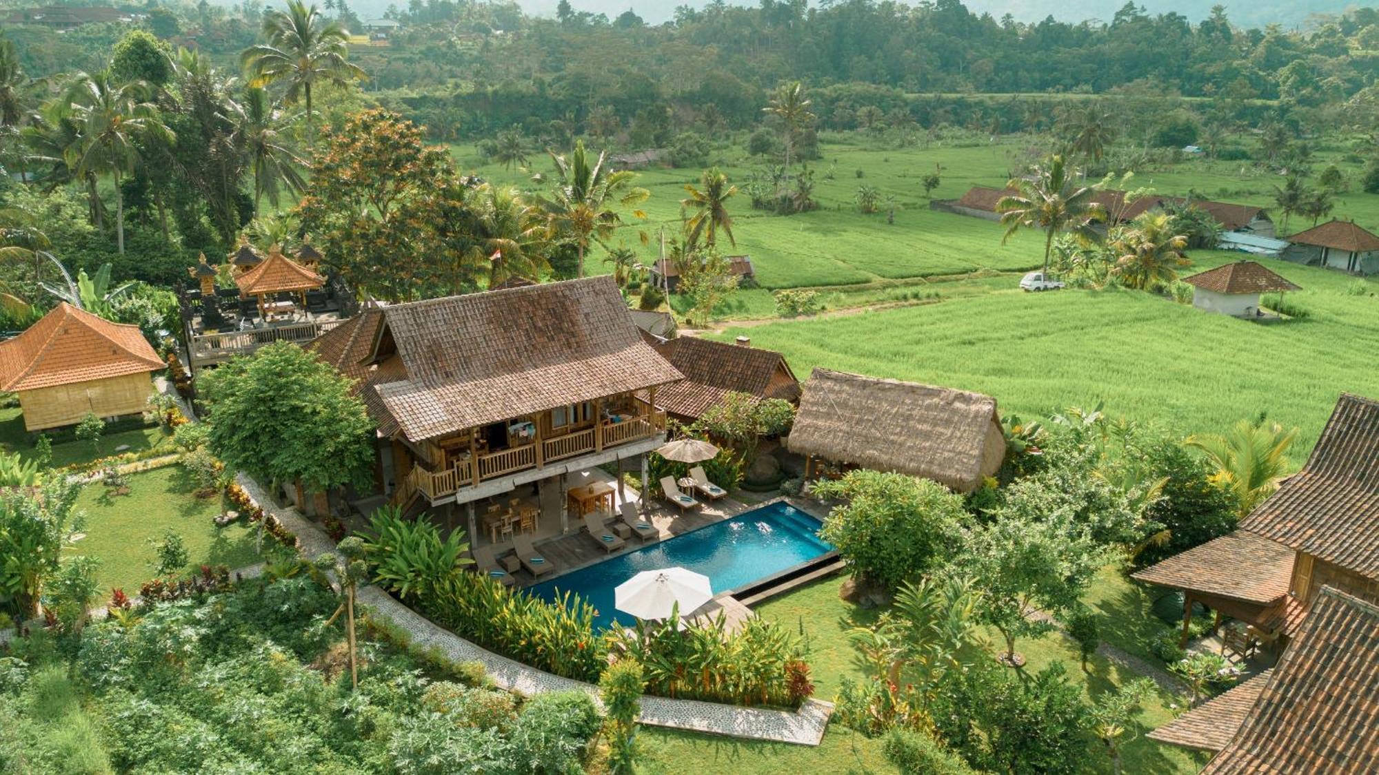 Kubu Sakian Villa And Restaurant Sidemen Silebeng Екстер'єр фото