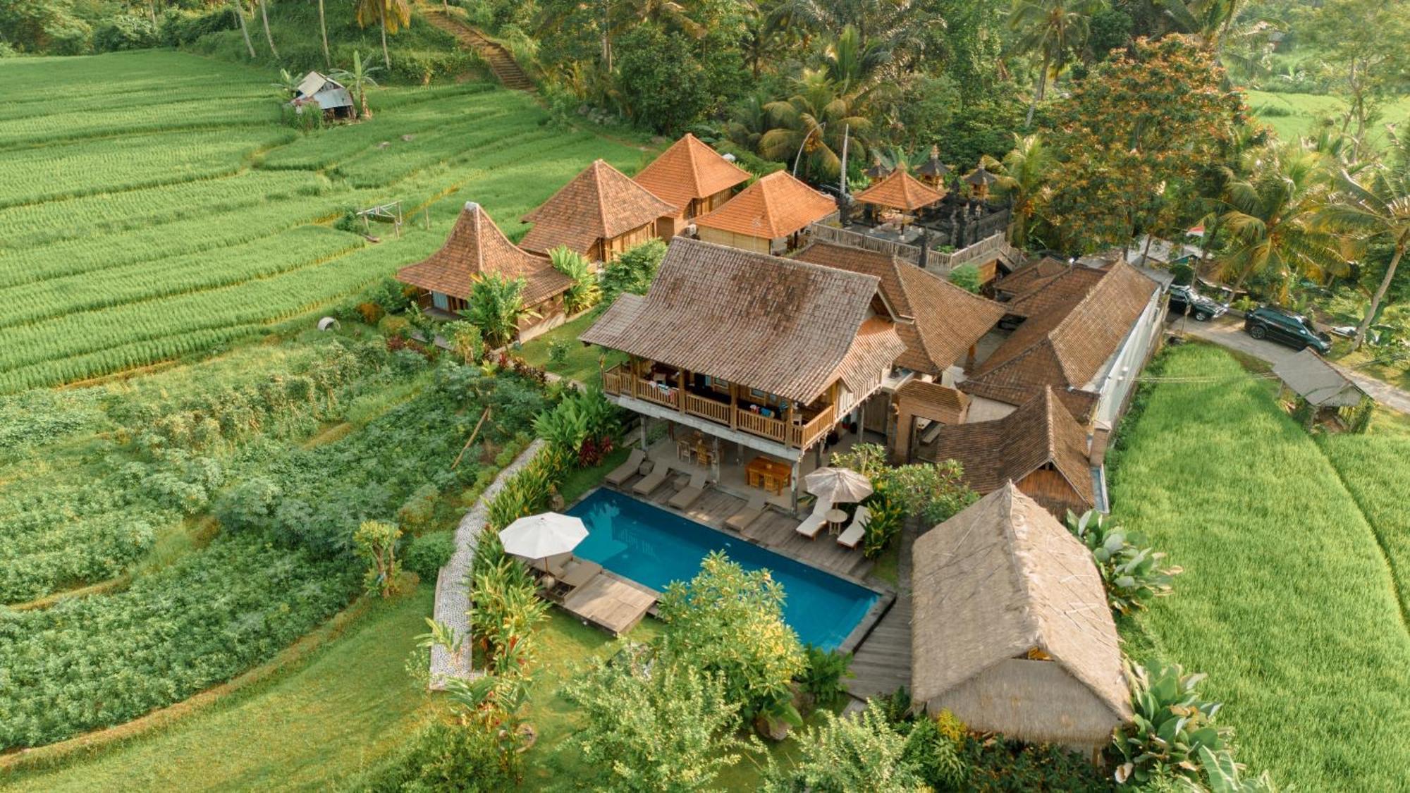 Kubu Sakian Villa And Restaurant Sidemen Silebeng Екстер'єр фото