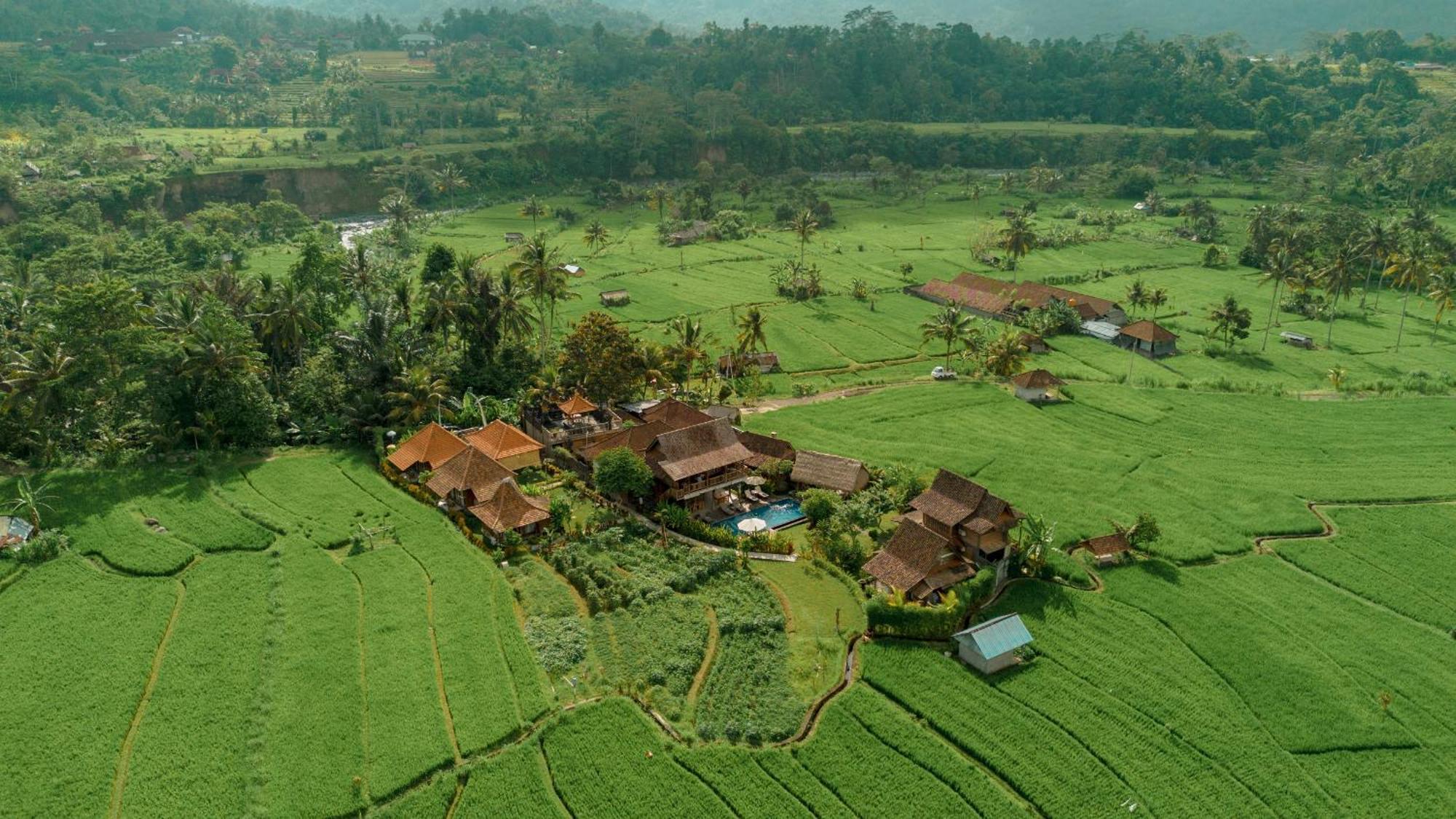Kubu Sakian Villa And Restaurant Sidemen Silebeng Екстер'єр фото